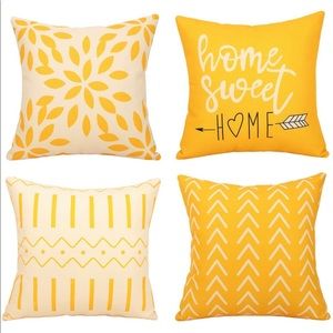 BNIB SET OF 4 PILLOW COVERS 18x18